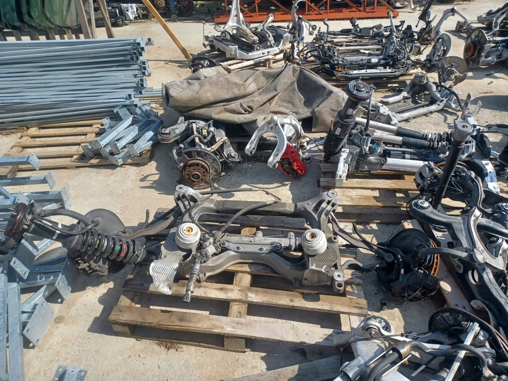 фото №1, Mercedes sl w230 r230 поворотный кулак рычаги правый перед