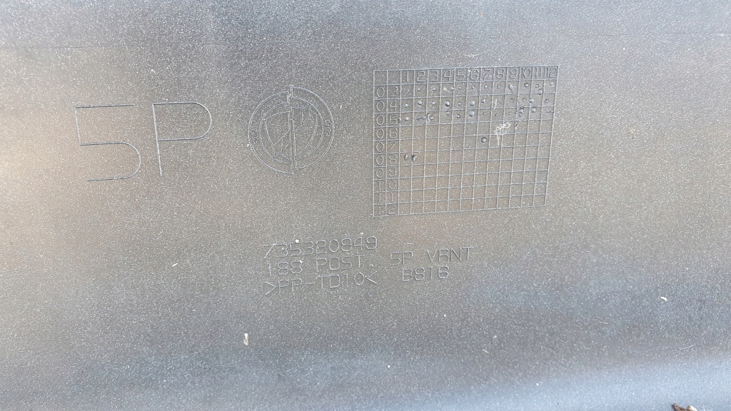 фото №11, Fiat punto ii 2 lift 03- бампер задняя оригинал