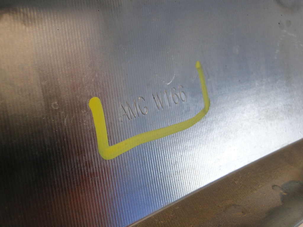 фото №10, Mercedes ml w166 166 накладка хром бампера перед