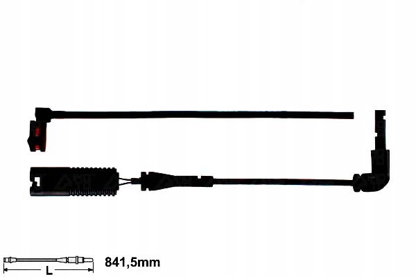 фото №1, Ate 24.8190-0944.2 контакт предупредительный, износ накладок тормозных