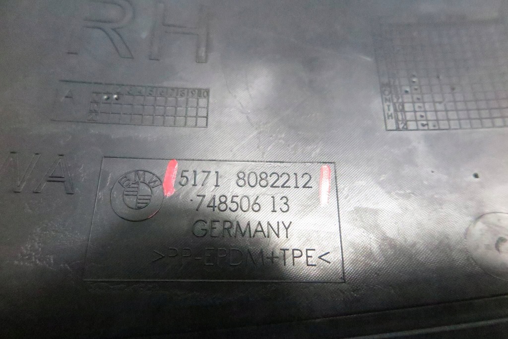 фото №13, Захист трикутник підкрилок правий перед bmw g30 g31 m-pakiet 8082212