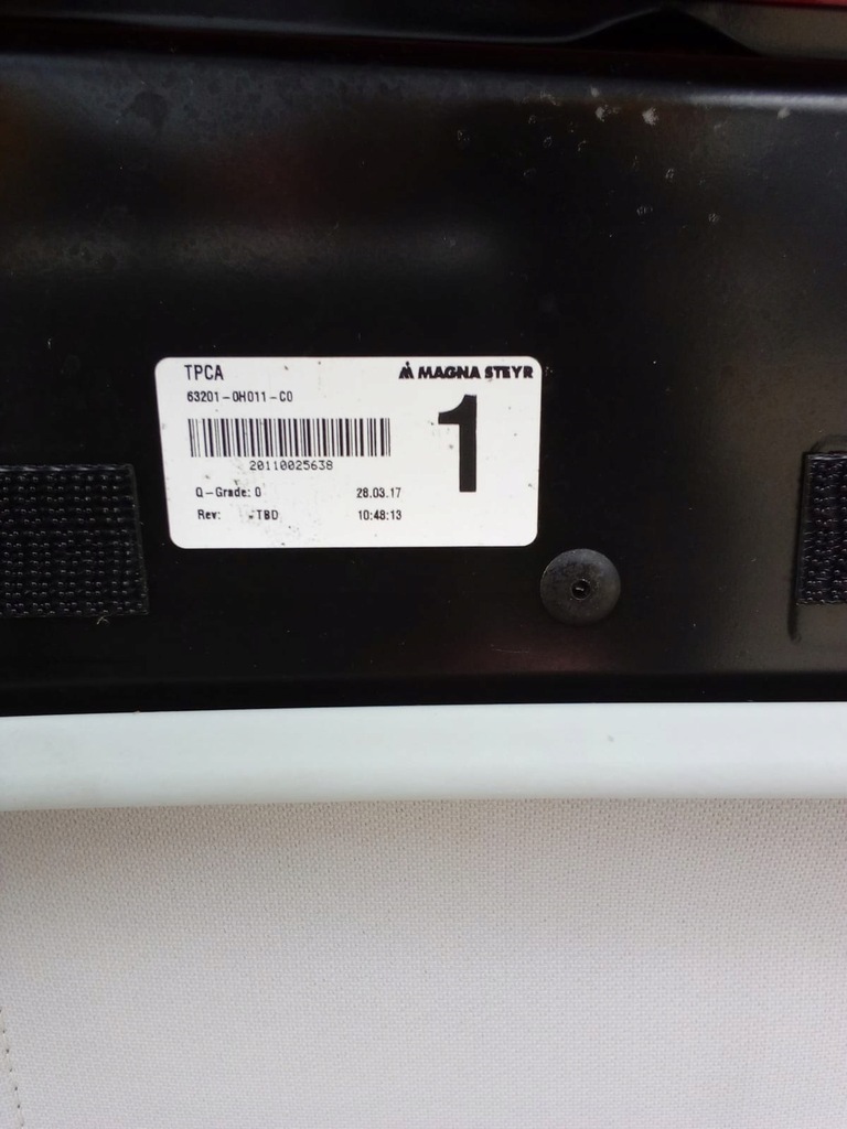 фото №6, Toyota aygo ii 14- мягкий крыша parciany оригинальный демонтаж