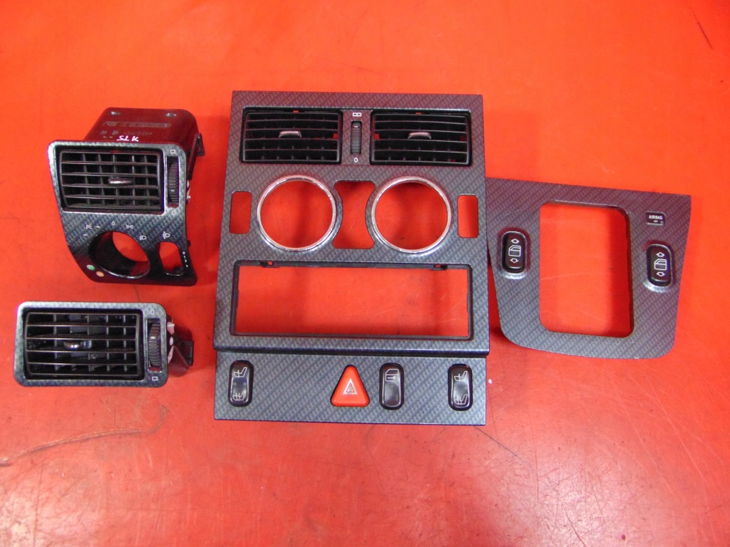 фото №1, Mercedes slk i r170 170 w170 96- рамка dekor решётка обдув панели консоли