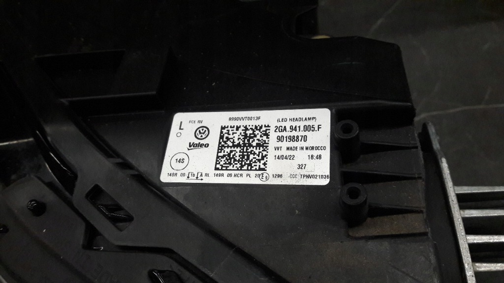 фото №7, 2ga941005f лампа левый перед vw t-roc lift