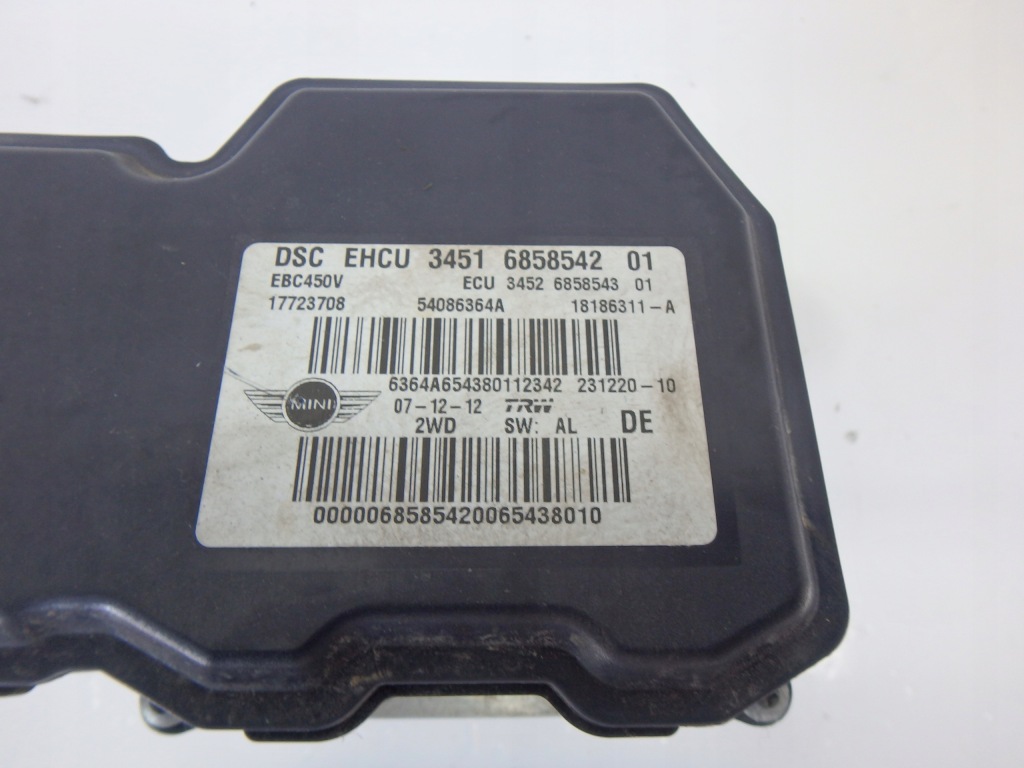 фото №2, | mini cooper r56 1.6 насос abs тормозная 6858542