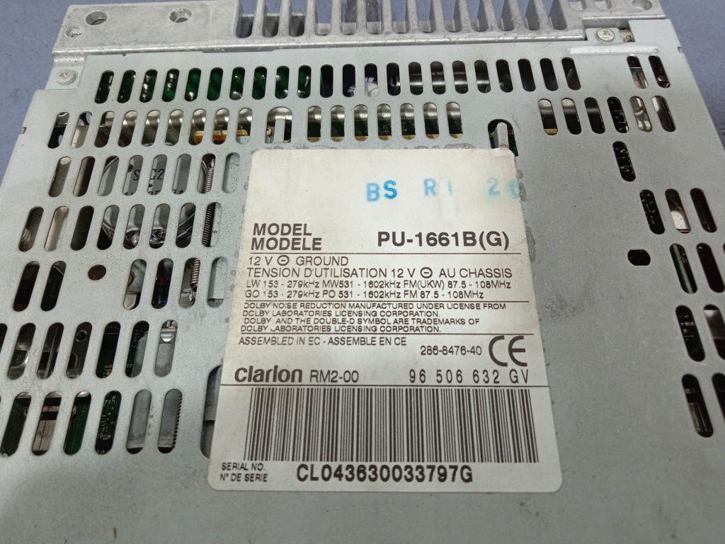 фото №5, Peugeot 607 радіо заводський касети clarion 96506632gv