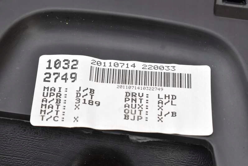 фото №5, Панель приладів приладова консоль панель приладів подушка безпеки eu chevrolet aveo t300 11-20