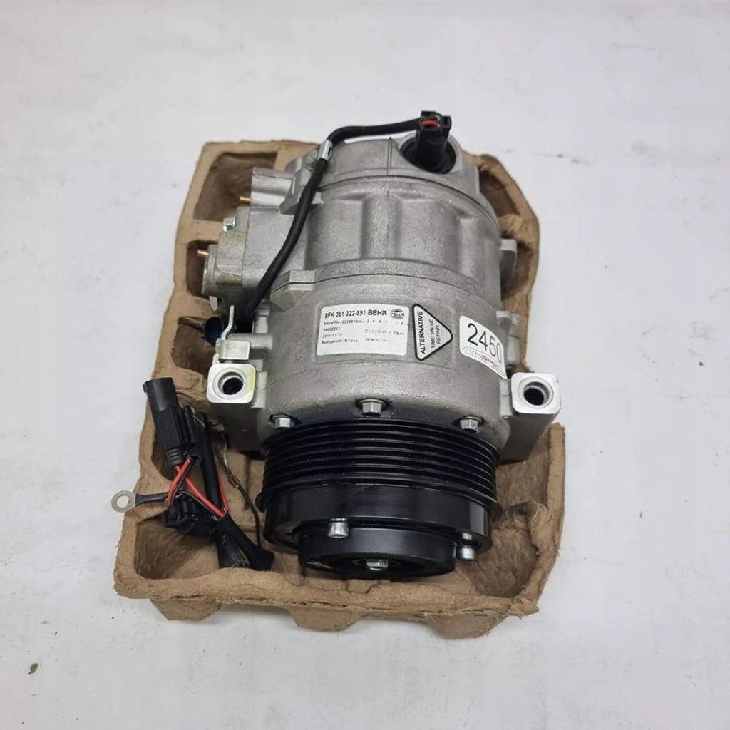 фото №7, Компресор кондиціонера 8fk351322 vw seat skoda