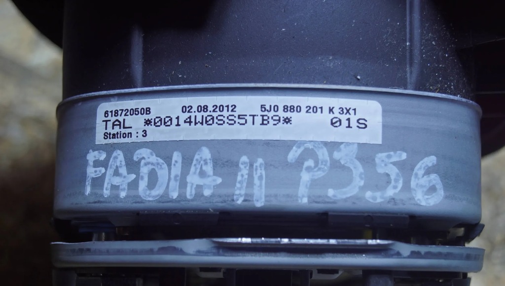 фото №15, Подушка подушка безпеки водія skoda octavia ii fabia ii 5j0880201k