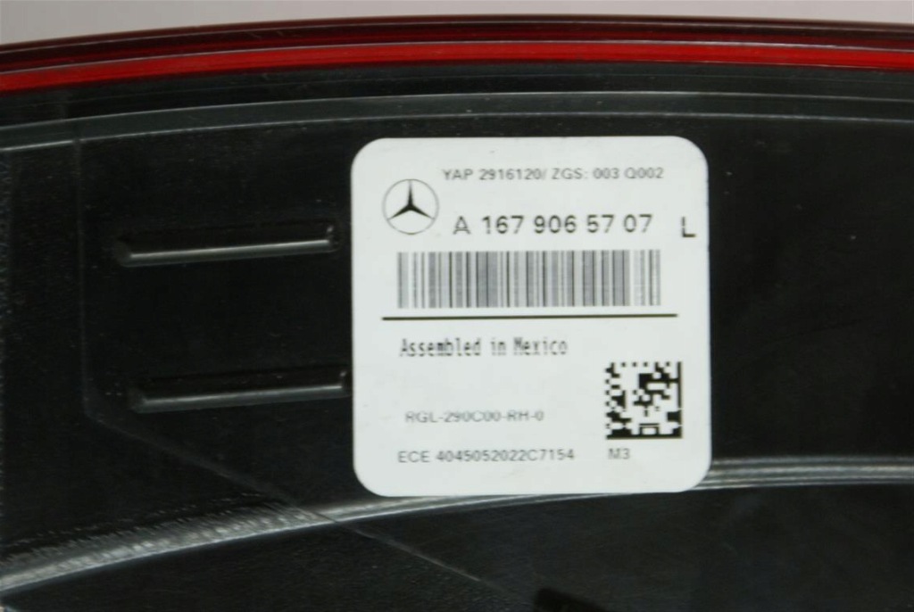Mercedes gls w16 19r+. ліва фара задні led оригінал . Оригінал