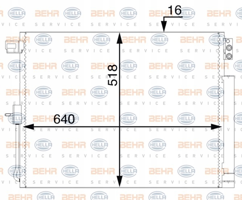 фото №1, Радіатор кондиціонера jeep grand cherokee 17--