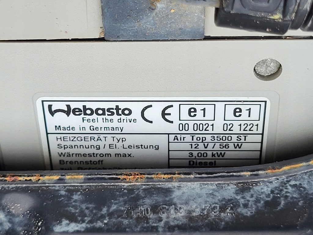 фото №8, Webasto сухі vw t5 transporter multivan caravelle повний