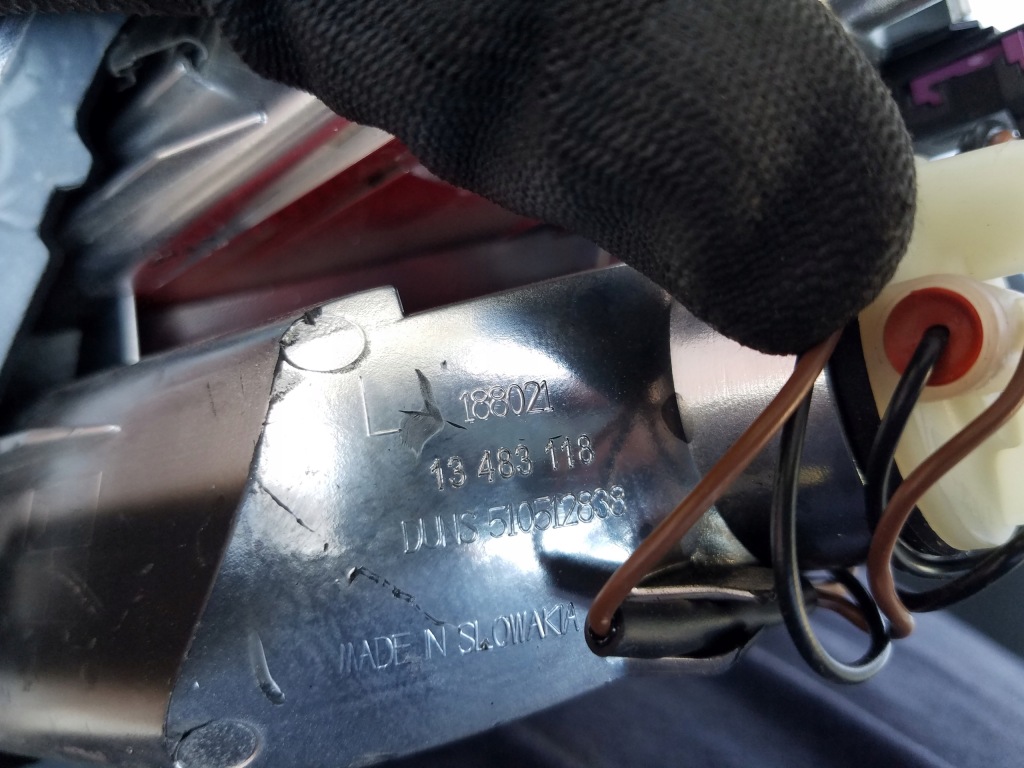 фото №3, Лампа задняя левая opel cascada 13483118