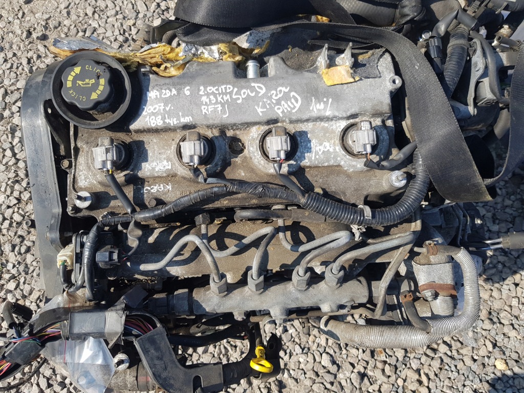 фото №1, Mazda 6 gg lift gh 2.0citd 2007 rf7j двигун 188 tys km