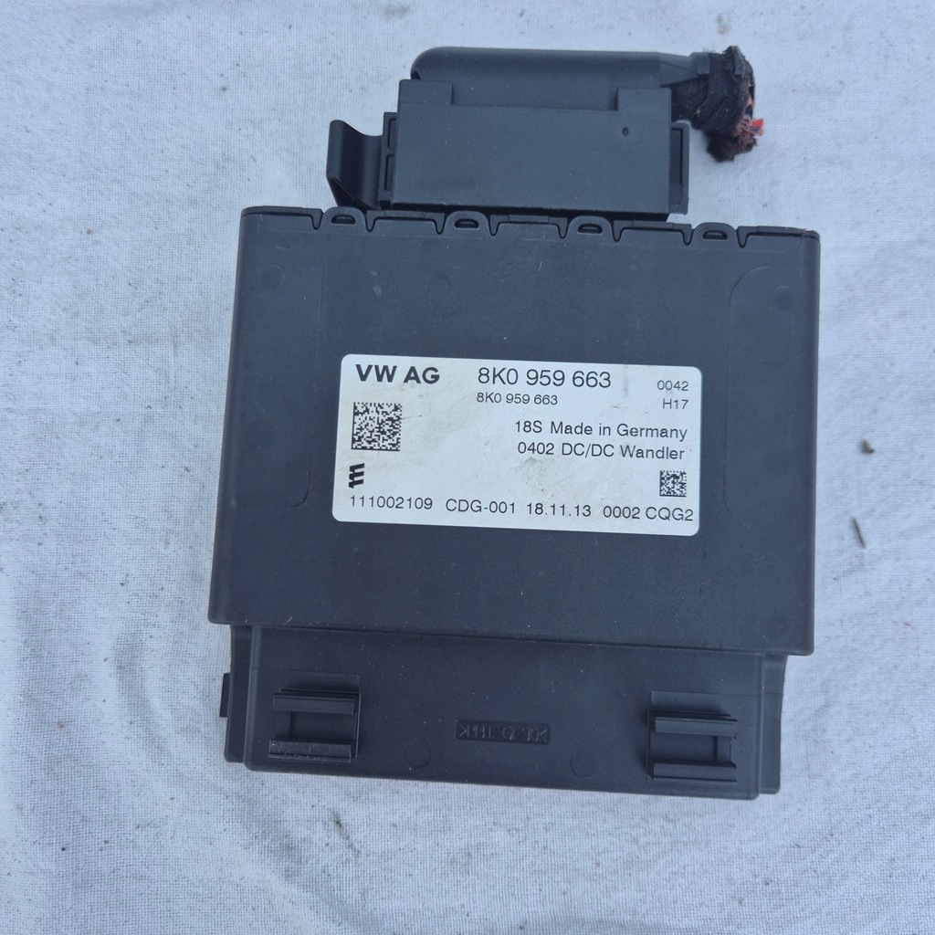 фото №1, Audi q7 4l i блок керування модуль стабілізатор напруги 8k0959663