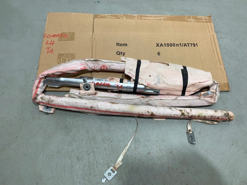 фото №1, Jeep compass ii шторка безпеки повітряна подушка безпеки ліва europa оригінал