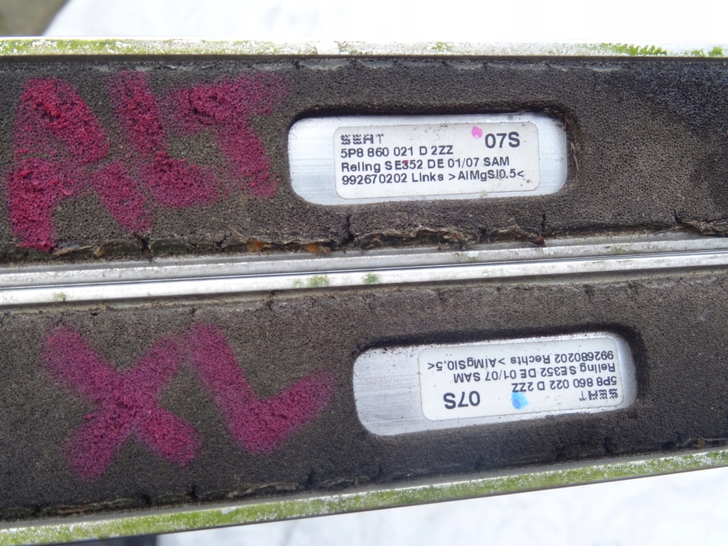 фото №9, Рейлинги listy dachowek хром seat altea xl 5p8