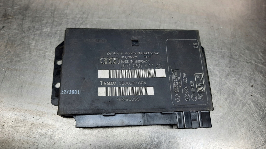 фото №1, Модуль комфорта audi a4 b6 1.9d 01r 8e0959433aq