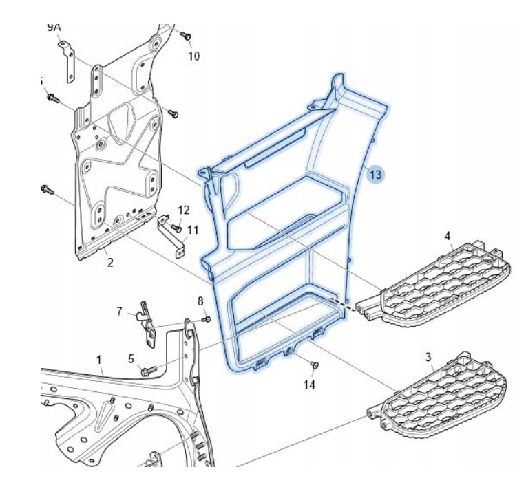 фото №2, Корпус порог ниша левая scania s / r 2017- niska