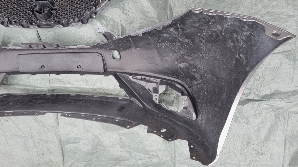 фото №11, Nissan note 2 ii lift бампер передний перед решётка радиатора заглушка решётка радиатора