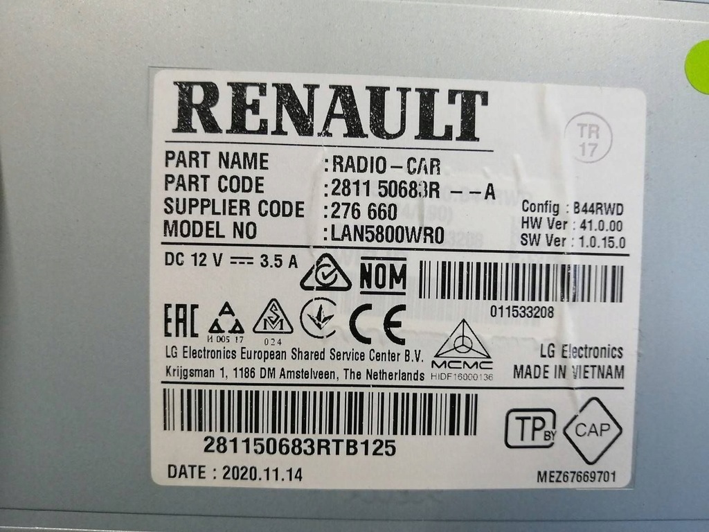 фото №5, Duster ii радіо навігація 281150683r