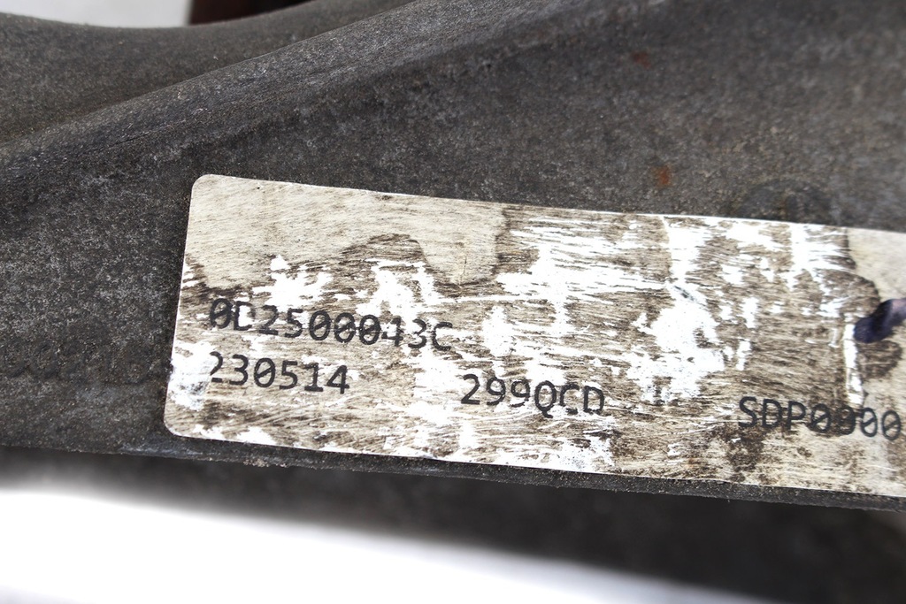 фото №8, Audi q7 q8 4m мост 0d2500043c задняя задний дифференциал qcd 0d2 500 043 c дифференциал