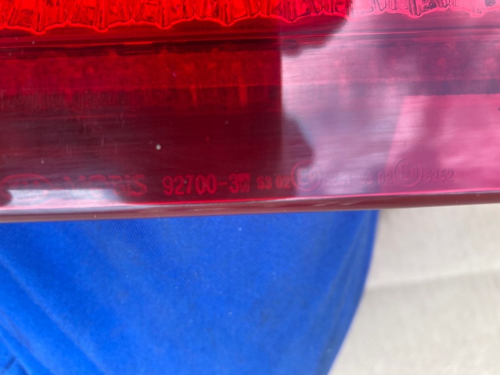 фото №4, Sportage iii світло trzeci стоп w кришка 92700-3w
