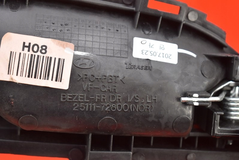 фото №8, Ручка внутрішня ліва перед 25111-72800 hyundai i40 lift 11-19