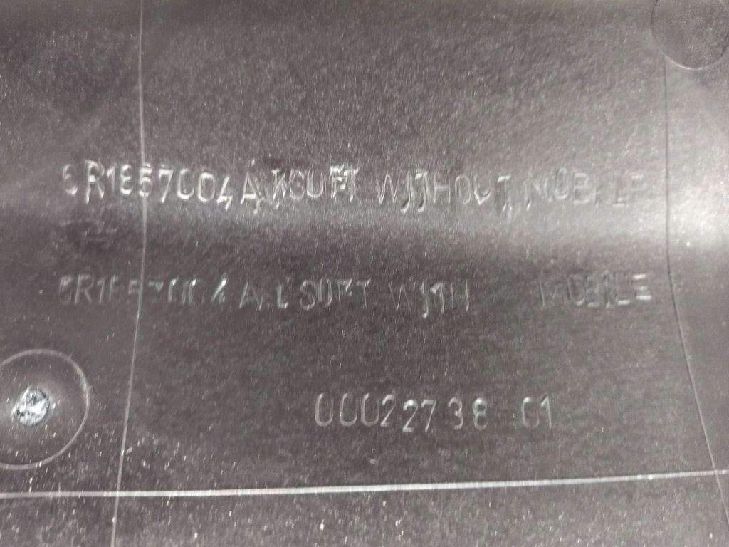 фото №11, 6r1857004a консоль панель приладів приладова ні відремонтована vw polo 6r