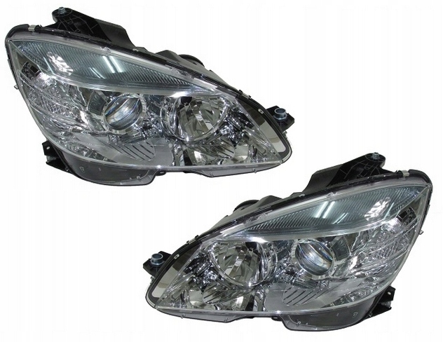 фото №1, Фари перед лампи mercedes w204 c-klasse cl203 2008-2011 права + ліва