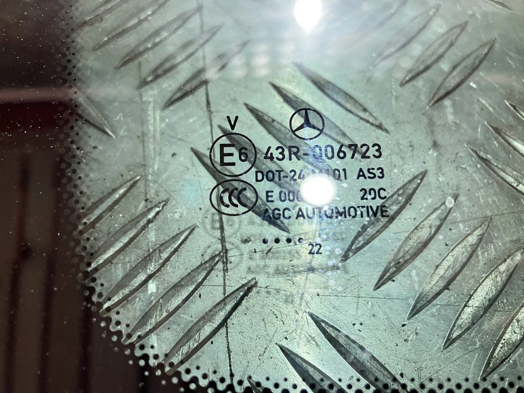 фото №2, Стекло кузовная левая mercedes eqb x243 300 4matic 2022 rok