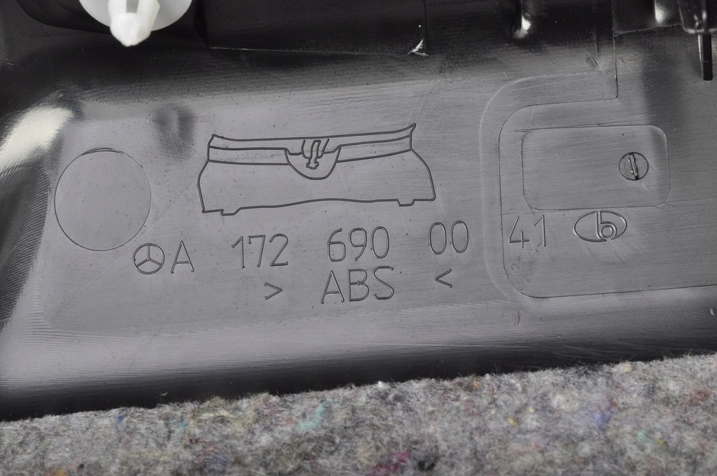 фото №7, Mercedes w172 r172 защита поперечина заднего багажника a1726900041