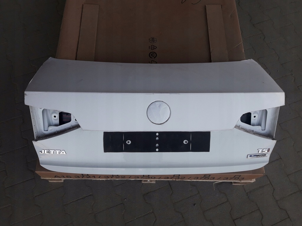 фото №11, Vw jetta 5c0 lift крышка багажника задняя белый lc9x