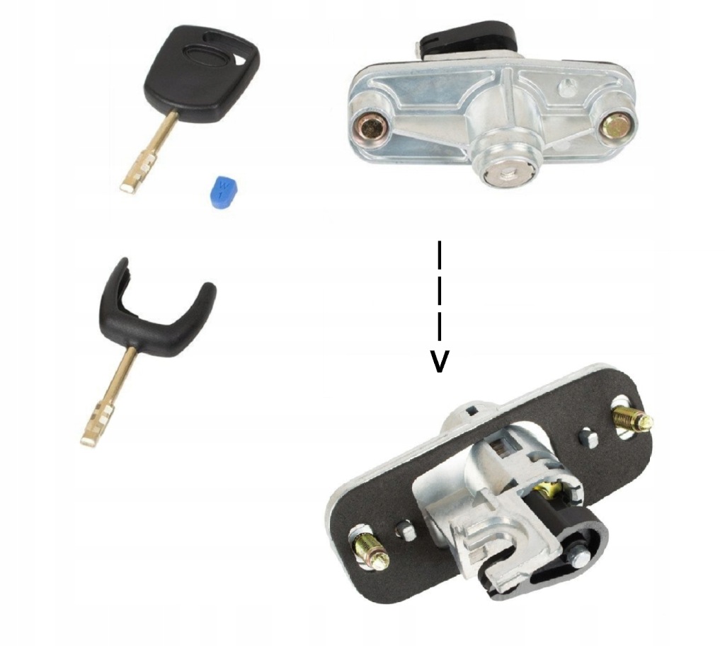 фото №1, Замок багажника задняя ford mondeo iii 2000-2007