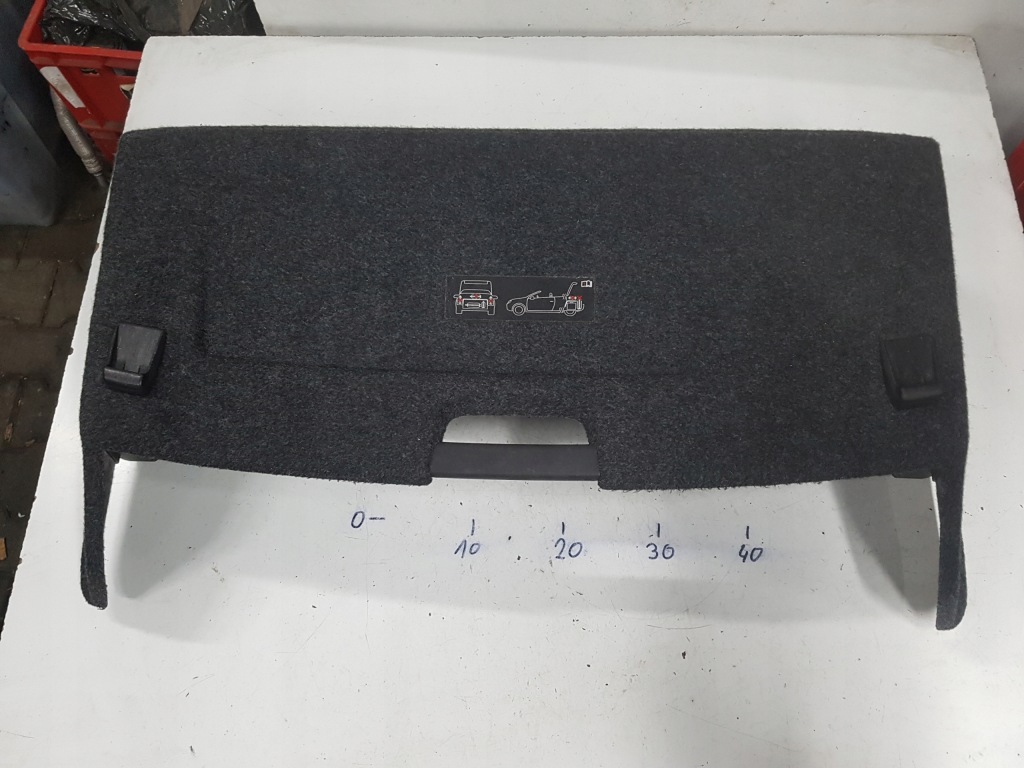 фото №1, Vw eos 06-10r полка багажника бардачок задняя