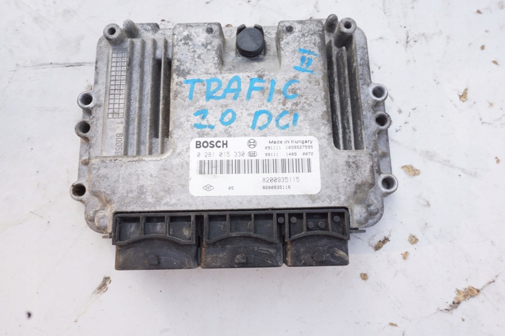 фото №1, Бортовий комп'ютер блок керування двигуна 8200935115 renault trafic 2 ii 2.0 dci