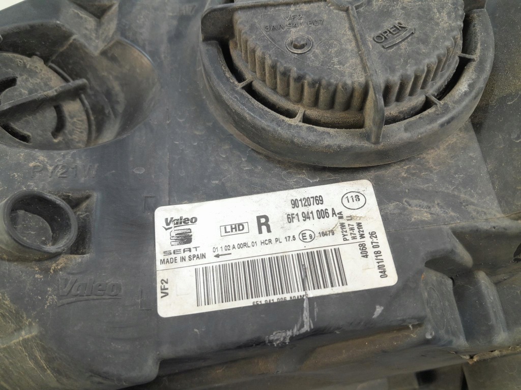 фото №8, Seat ibiza v фара правий 6f1941006a