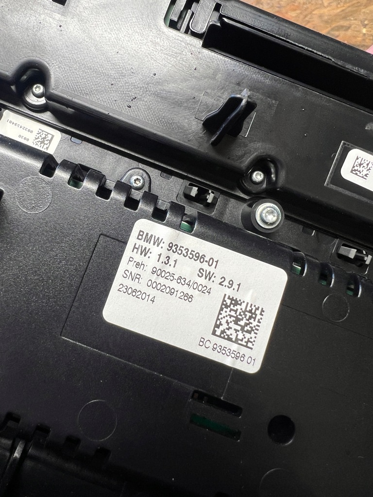 фото №2, Bmw f10 f11 панель кондиціонера радіо 9353596