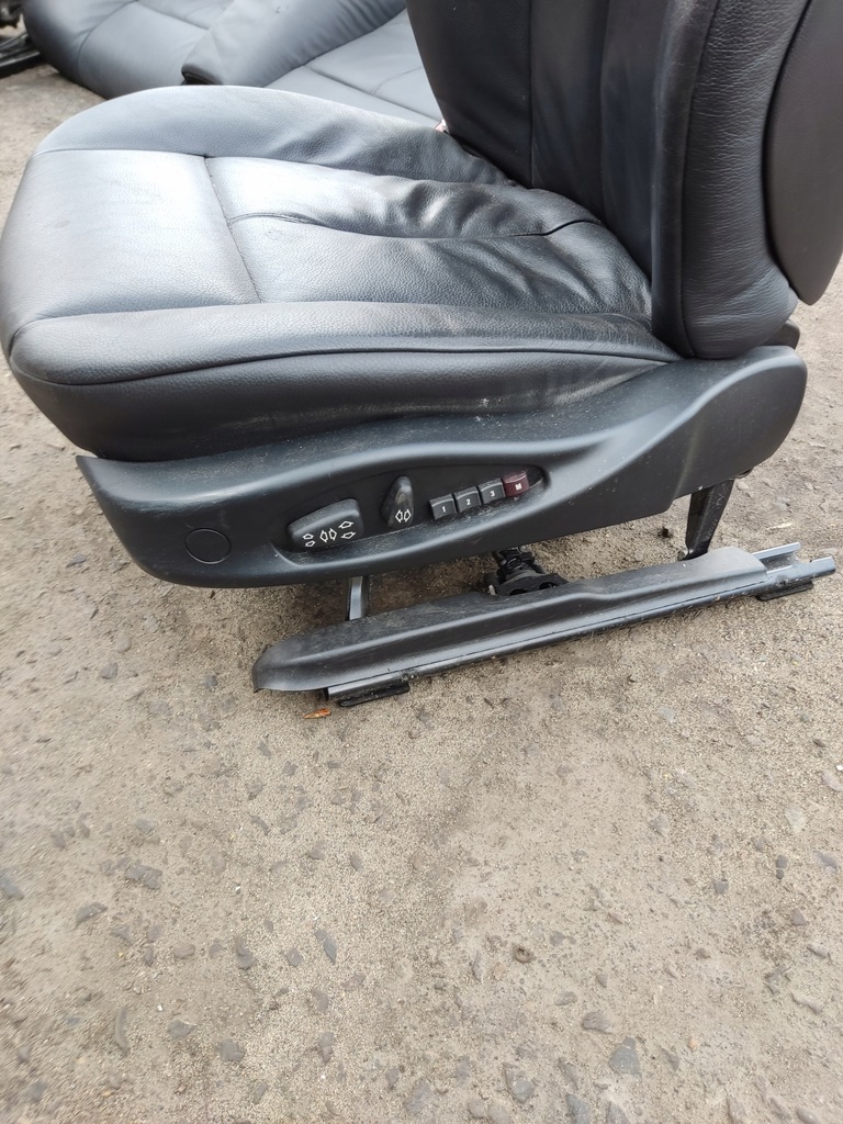 фото №11, Bmw e63 6 lift coupe сиденья заднее сиденье подогрев europa czarna кожа