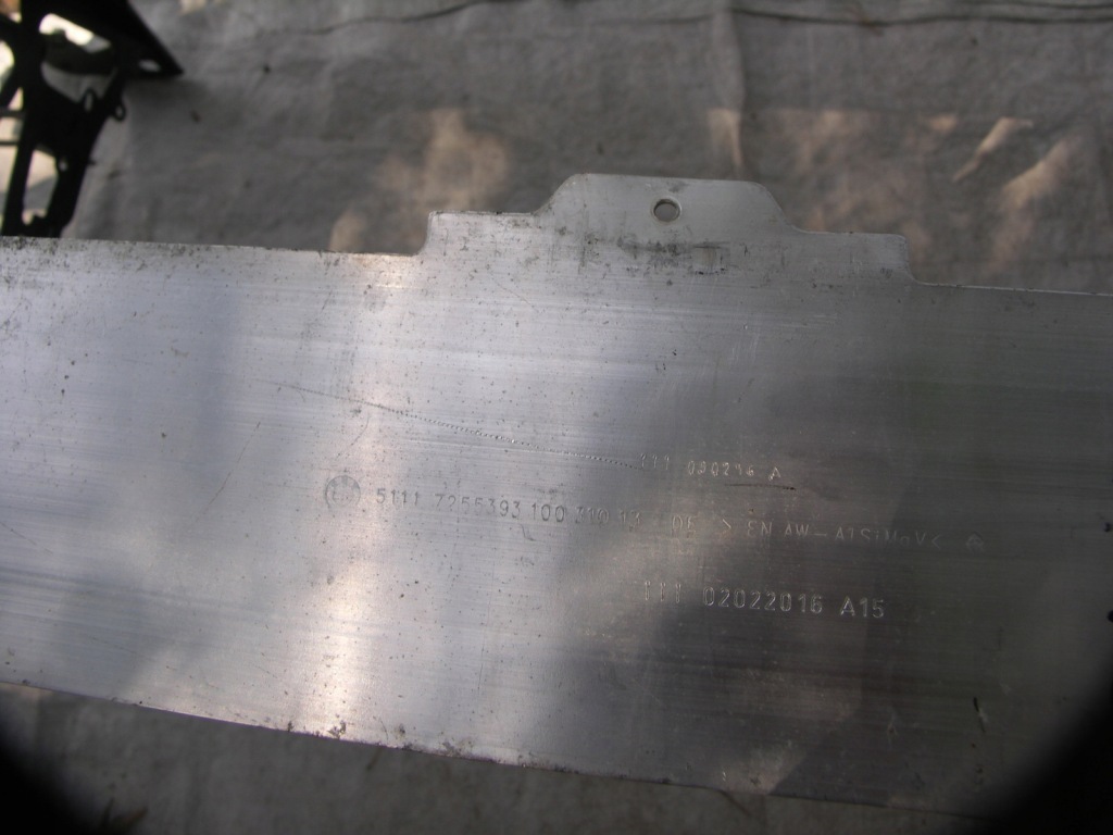 фото №10, Bmw 3 f30 f31 pas передній підсилювач балка панель фари оригінал