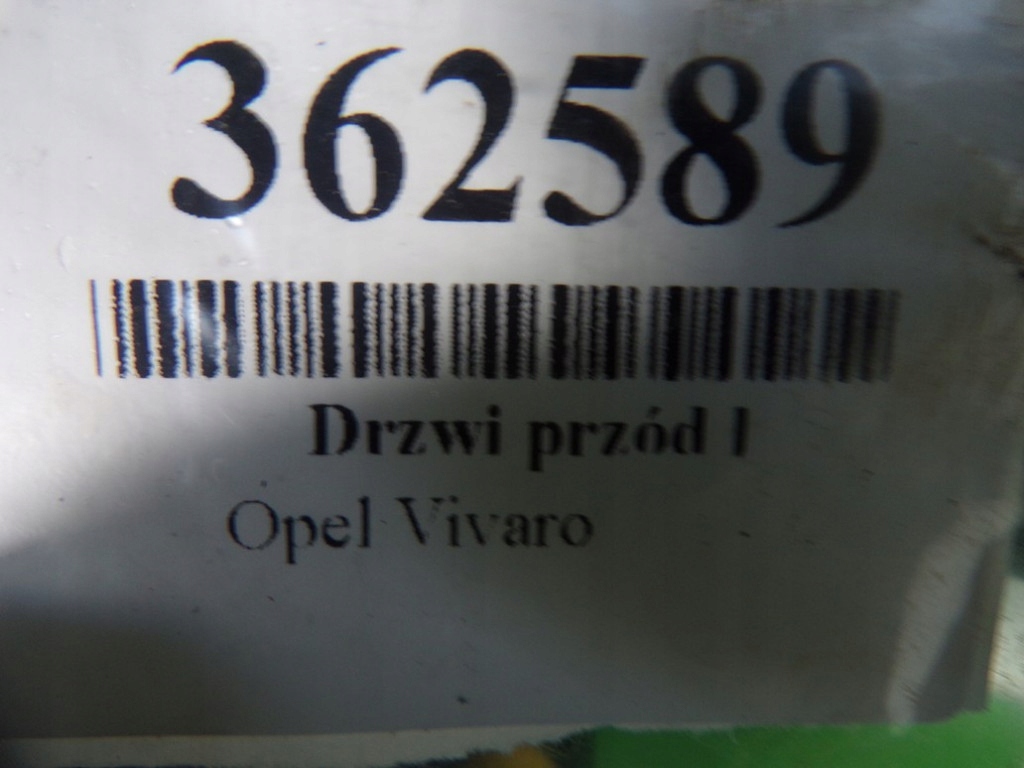 фото №16, Opel vivaro a lift trafic ii дверь левая передние перед