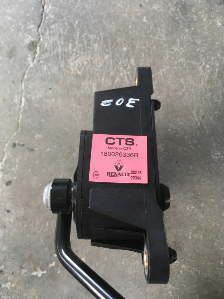 фото №7, Педаль газу потенціометр renault zoe 180026336r