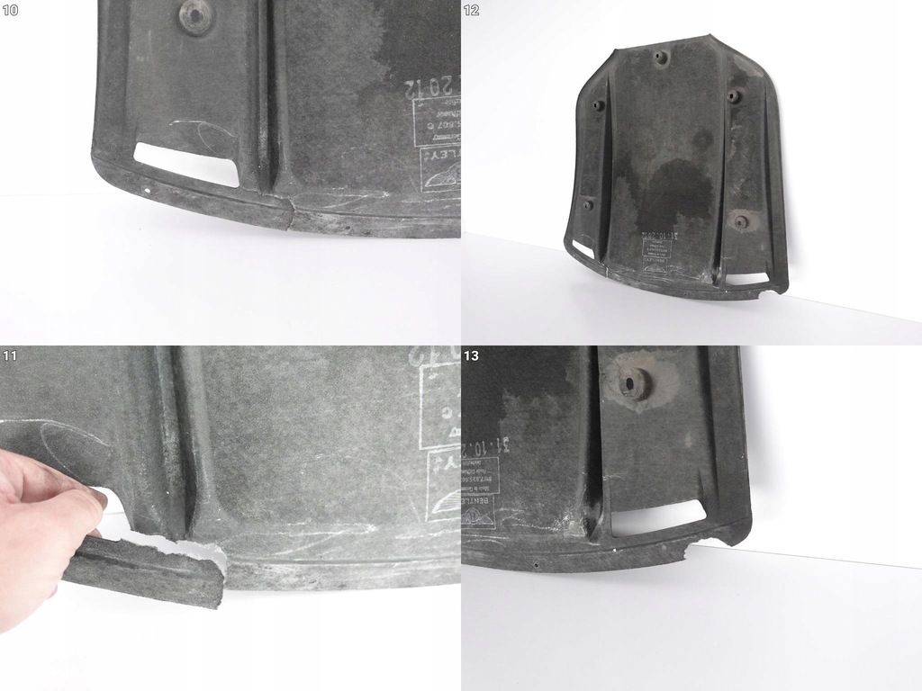 фото №11, Bentley continental gt gtc 11-18 плита защита задняя