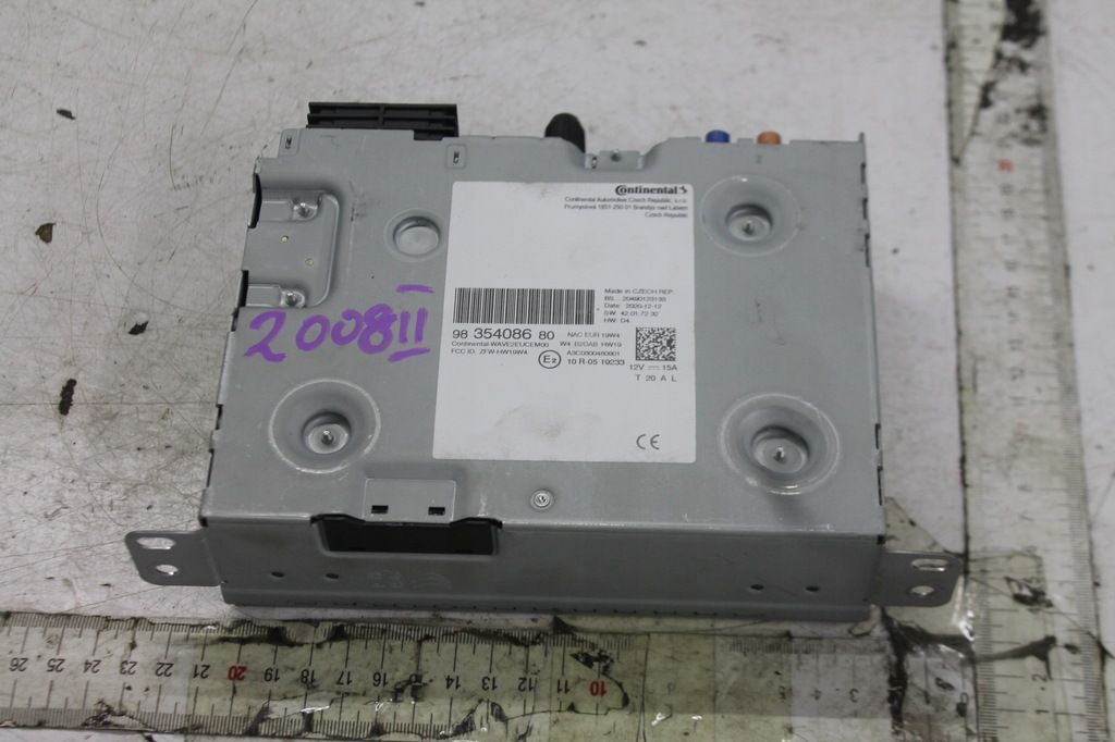 фото №1, Navi радио навигация 9835408680 peugeot 2008 ii eu