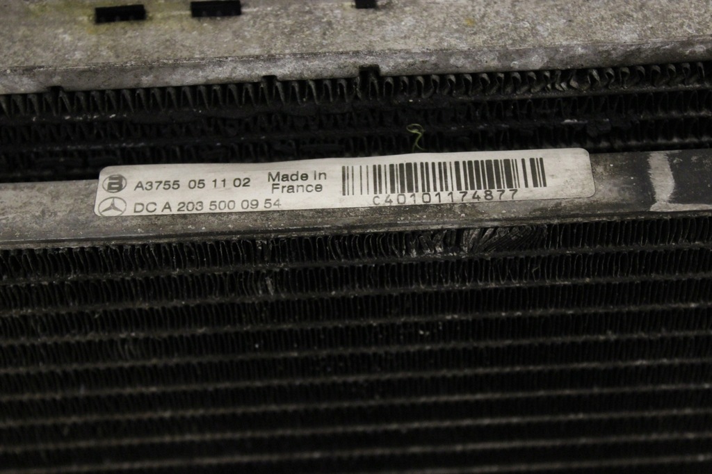 фото №11, Радиатор + вентилятор mercedes c w203 1.8 b t