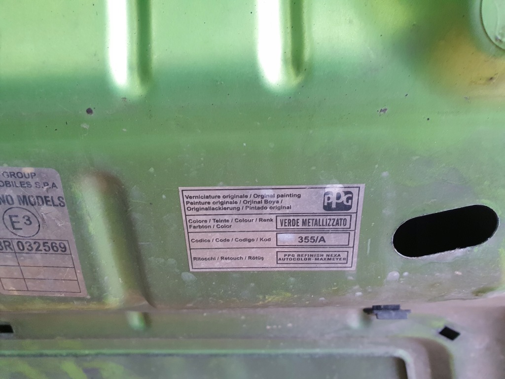 фото №11, Fiat qubo fiorino капот петли некрашеный 355