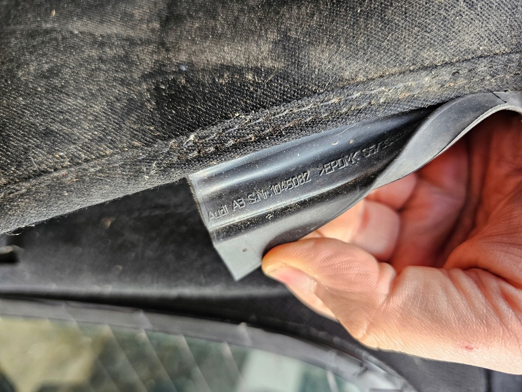 фото №15, Audi a3 8p cabrio обшивка дах скло дах