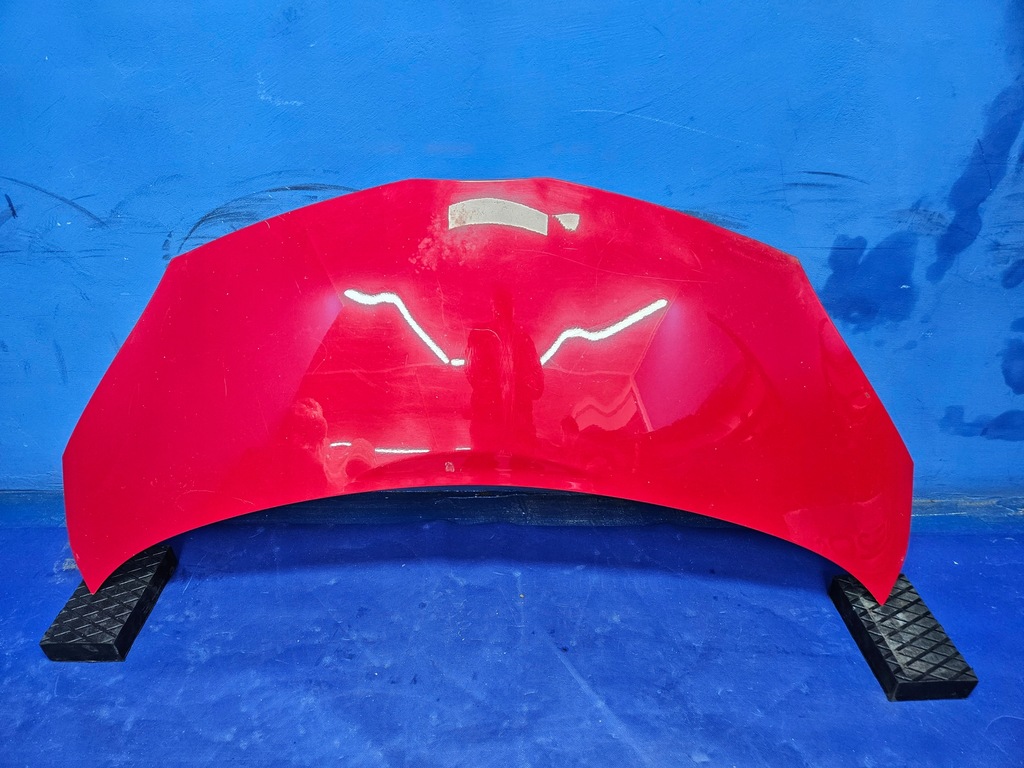 фото №8, Капот передняя toyota aygo 05-14 czerwona крышка двигателя 3p0