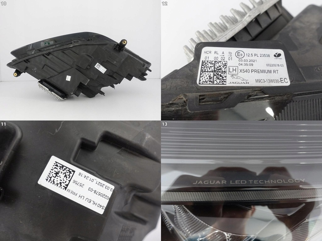 Jaguar e-pace x540 full led premium rt левая фара европа Доставка