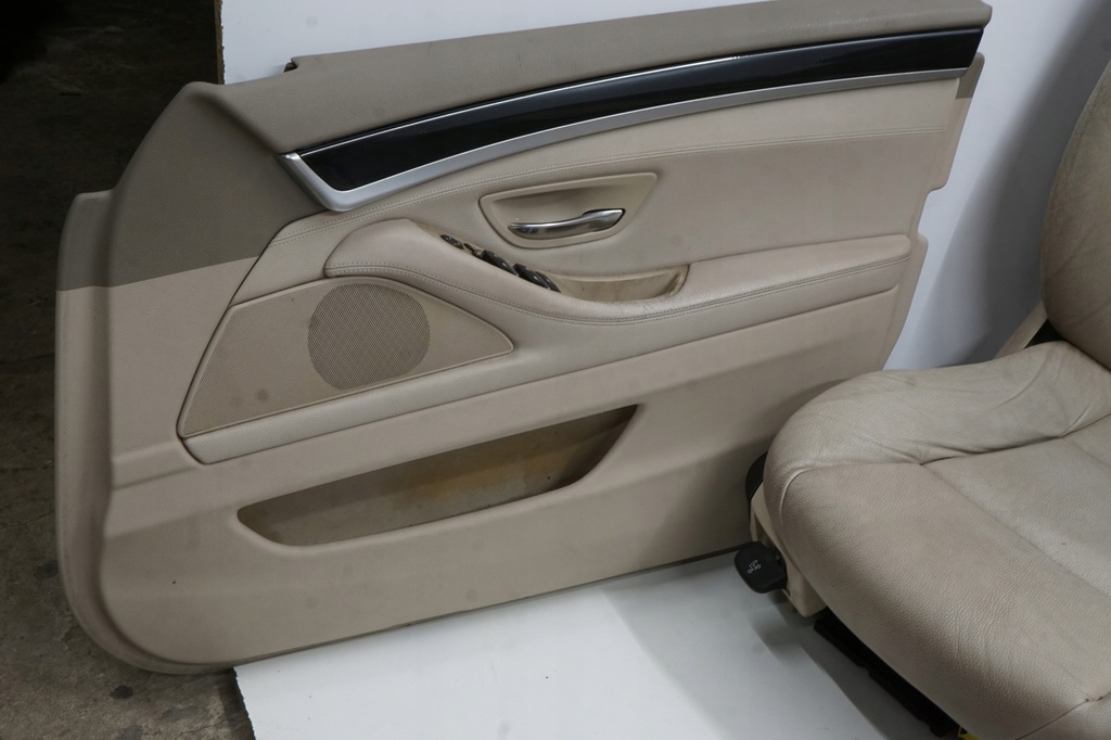 фото №12, Bmw 5 f10 сиденья заднее сиденье обшивки кожа подогрев